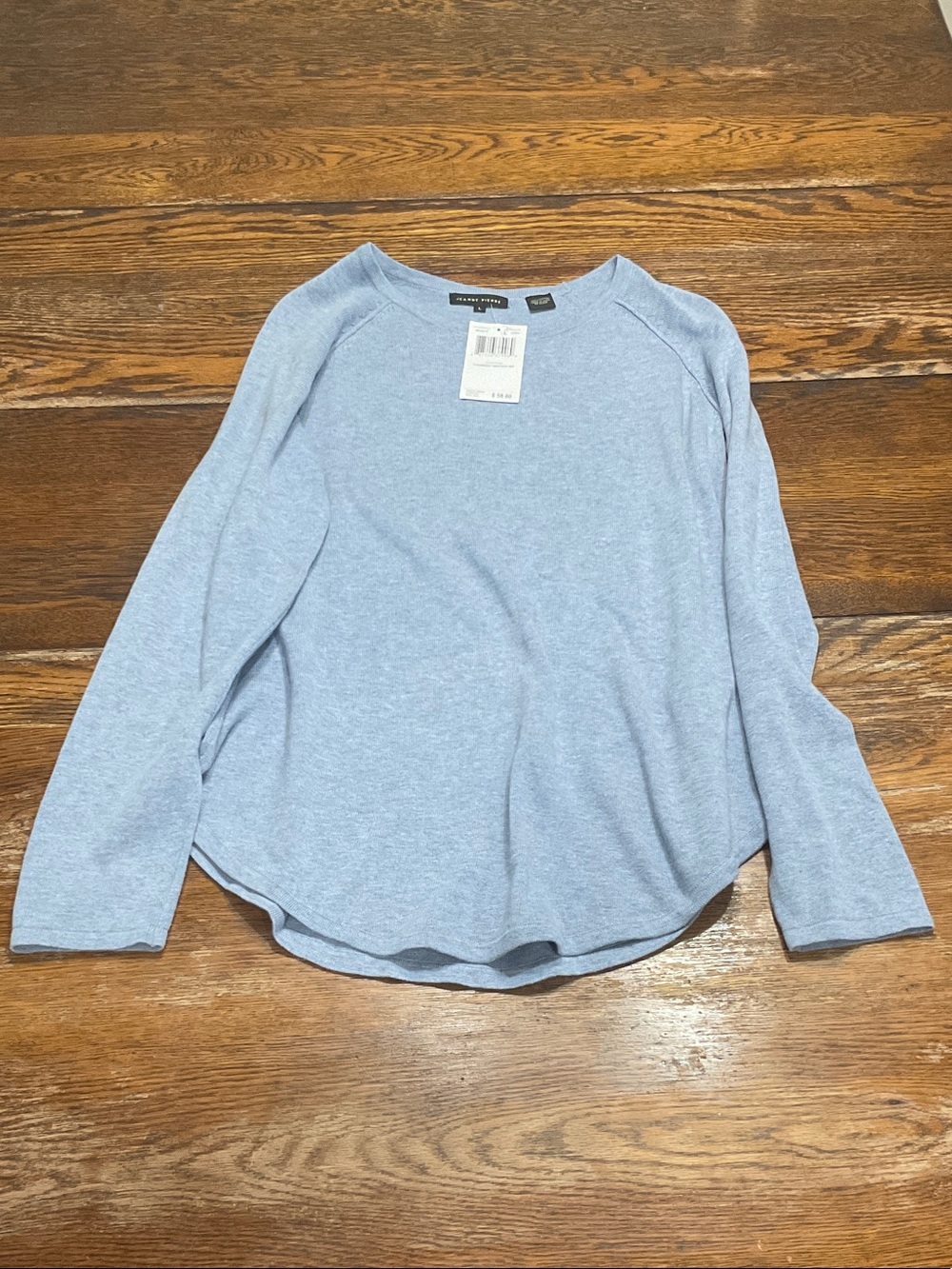 Charlie Paige Powder Blue Long Sleeve Pullover